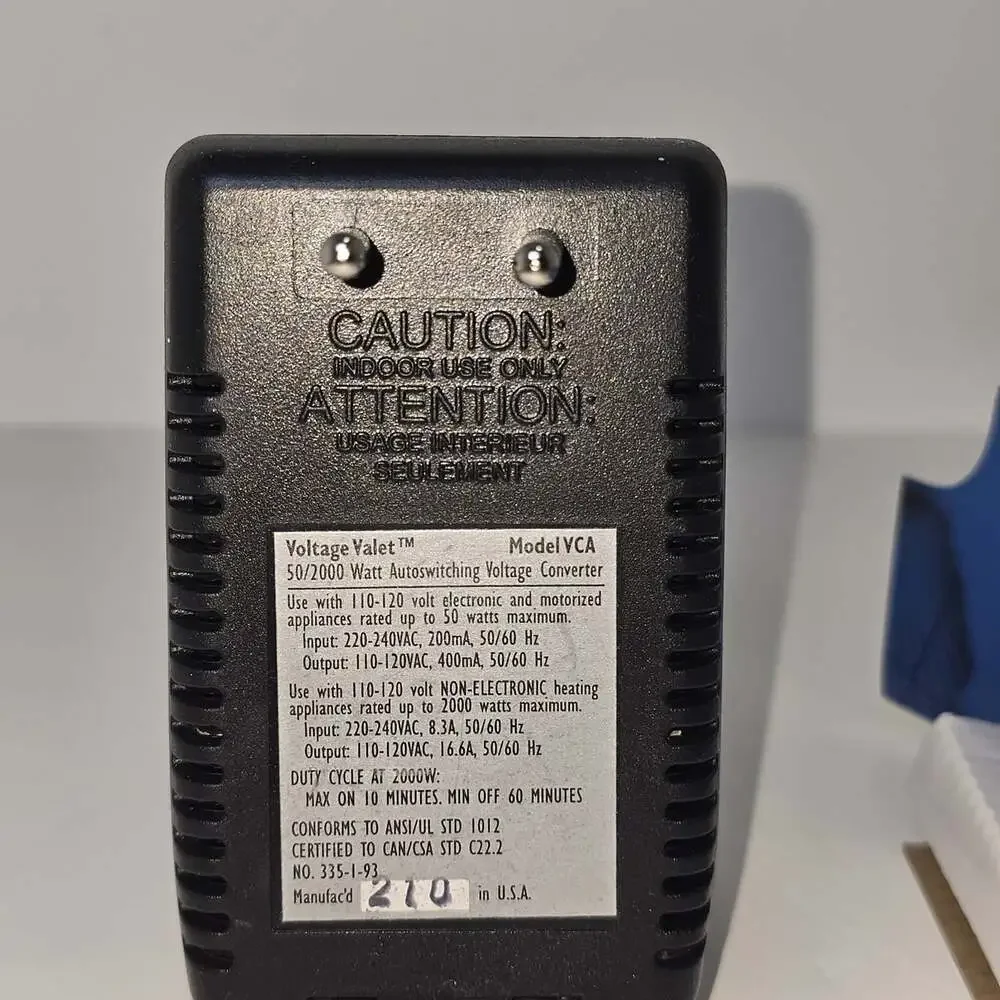 Unbranded voltage valet